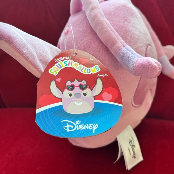 Angel The Pink Stitch Valentine Squishmallows NWT - Picture 3 of 4